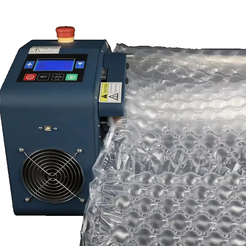 Air Bubble Wrap Roll Packaging - E-commerce kussenverpakkings- en verzendbeschermingsmachine met luchtkussen-
