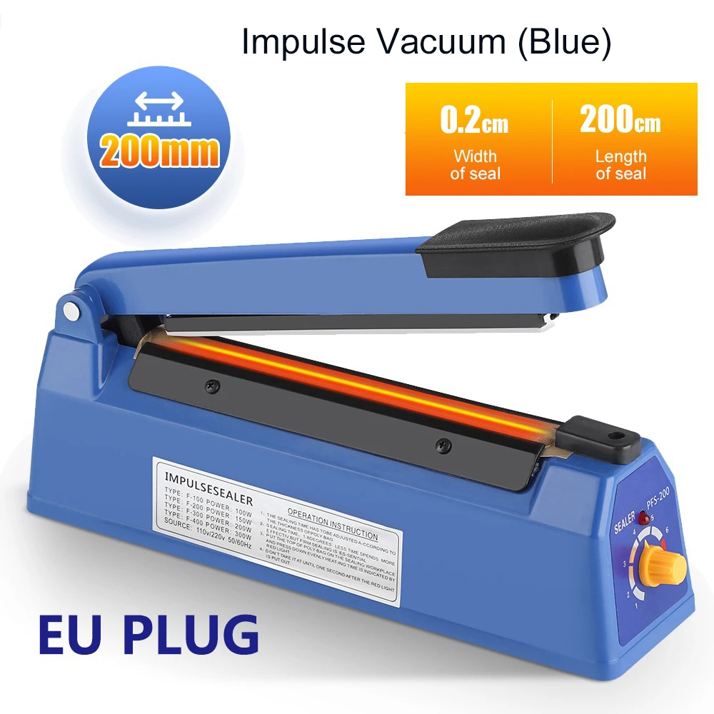 Plastic Bag Impulse Heat Sealer - Impulssealer Machine Keuken Voedsel Plastic Handmatige