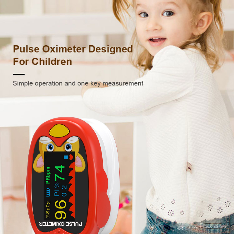 Pulse Oximeter Fingertip Rechargeable - Oplaadbare pulsoximeter vingerbloedzuurstofmeter TFT 4-kleuren display