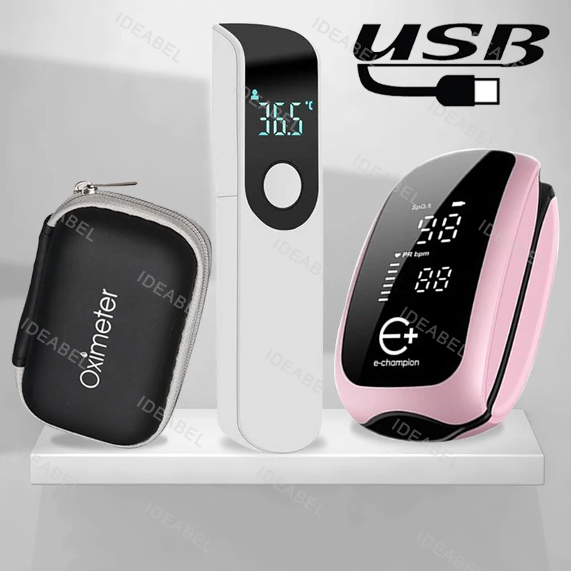 Pulse Oximeter Fingertip Rechargeable - Oplaadbare medische oximeterriem Lanyard Vingertop pulsoximeter
