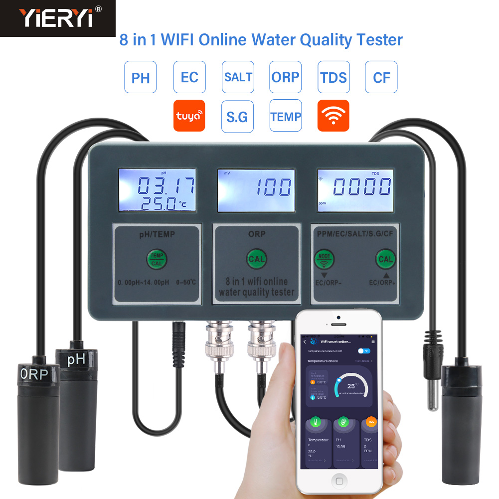 Wifi Tuya Smart Ph Meter Data  - Ph Meter Digital Water Tester recensie en prijs