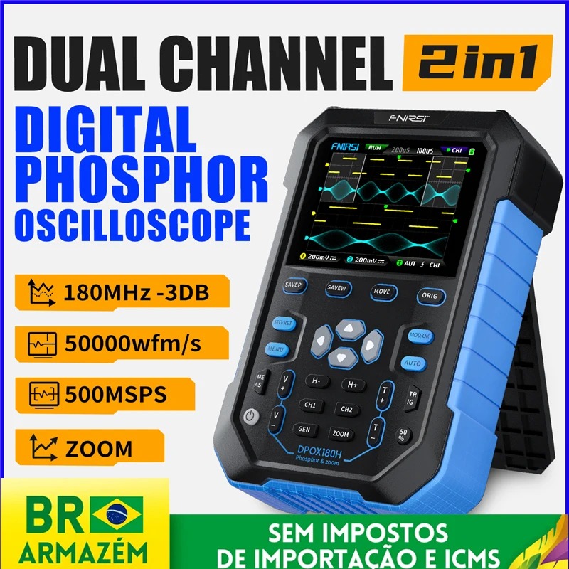 FNIRSI DPOX180H Handheld Digit - Fnirsi Digital Oscilloscope Handheld recensie en prijs