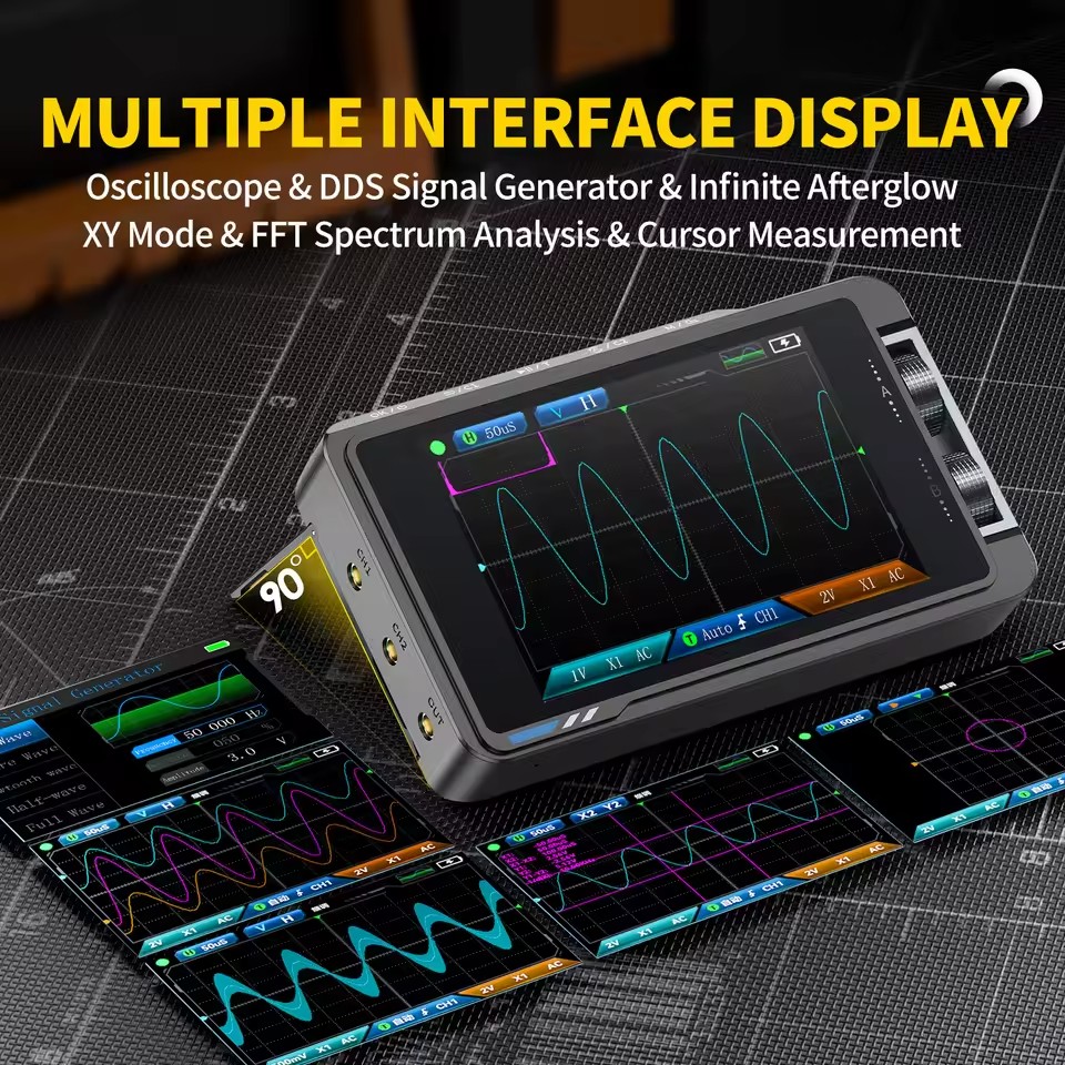 FNIRSI DS215H Handheld Kleine  - Fnirsi Digital Oscilloscope Handheld recensie en prijs