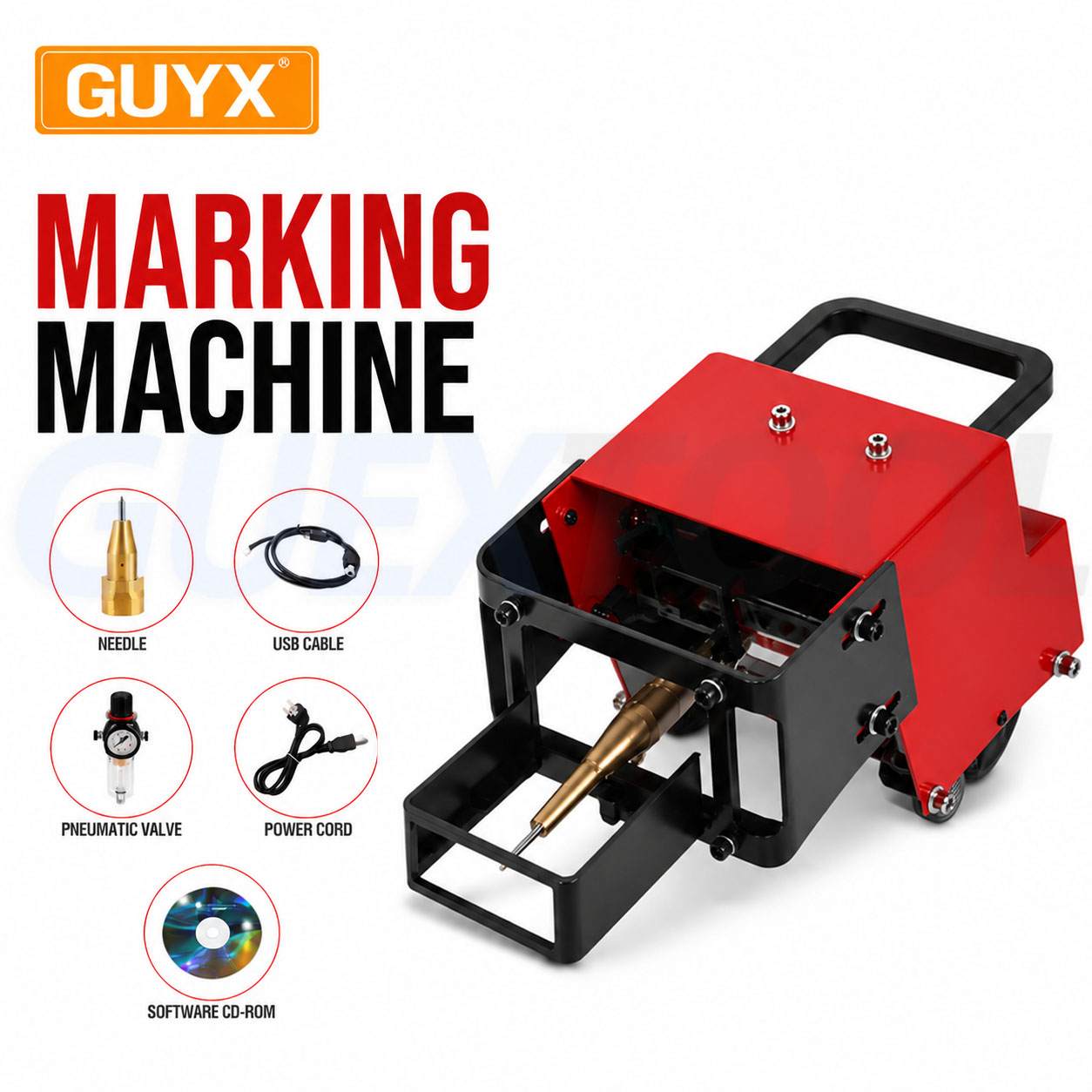 Draagbare Metalen Pneumatische - Fiber Laser Marking Machine 30W recensie en prijs