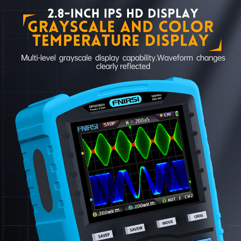 FNIRSI DPOX180H draagbare digi - Fnirsi Digital Oscilloscope Handheld recensie en prijs