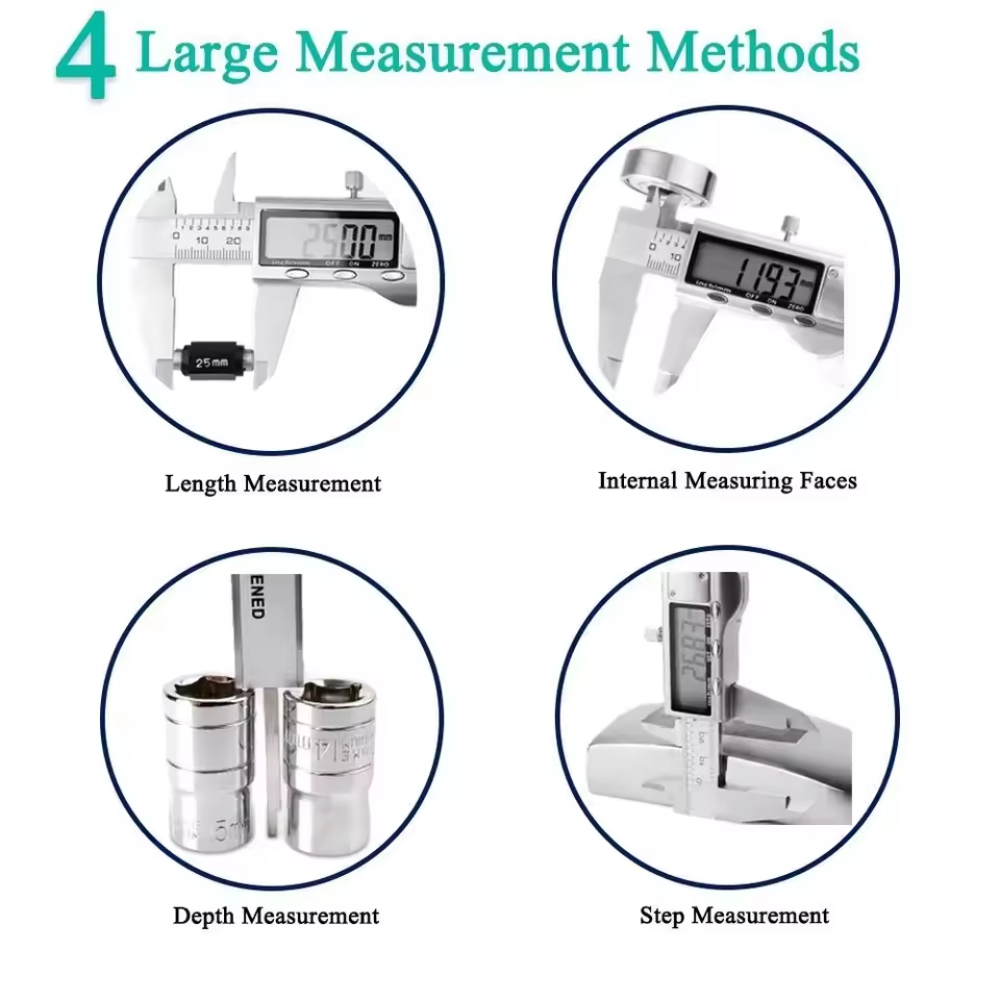 Elektronische schuifmaat van 6 - Digital Caliper 150Mm Stainless Steel recensie en prijs