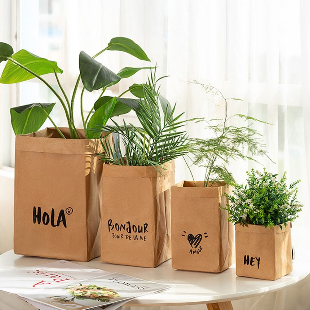 Herbruikbare kraftpapieren zak - Packaging recensie en prijs